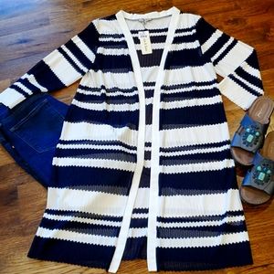 Womens Ana & Kate lacy open kimono size M